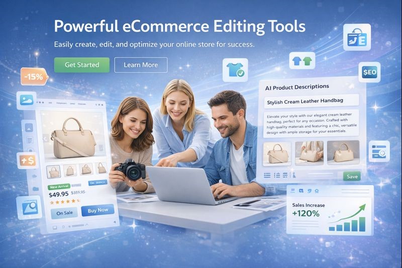 eCommerce product photo editing and batch processing by Jahid Babu Tech